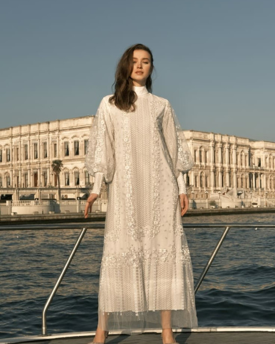 Raniya Dress - White