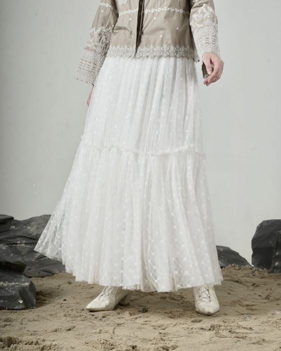 Aline Skirt - White