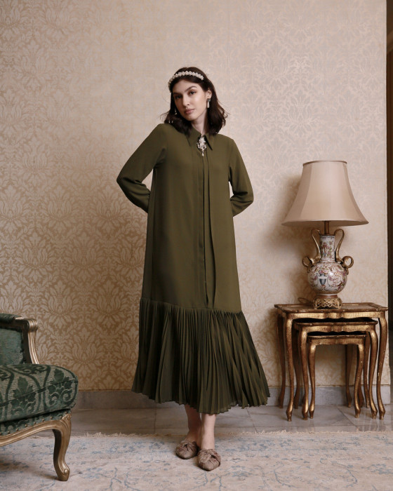 Dyra Dress - Olive