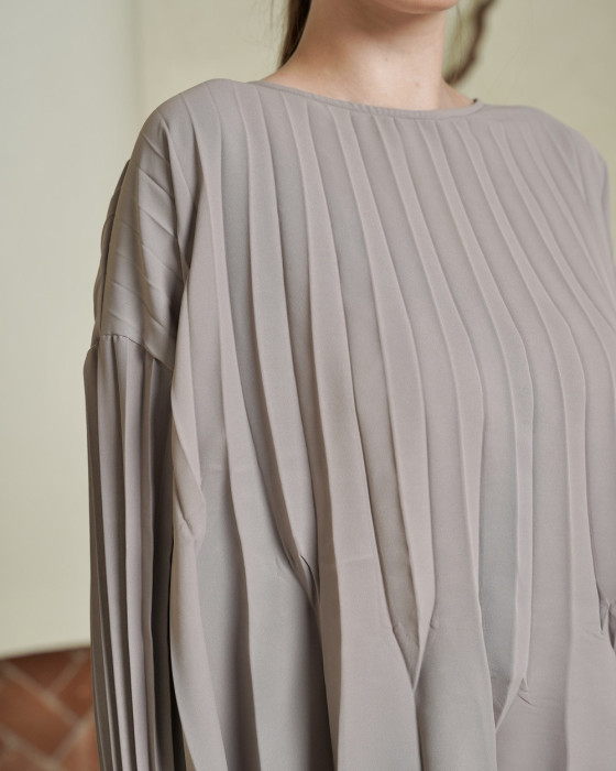 Dania Pleats Set - Grey