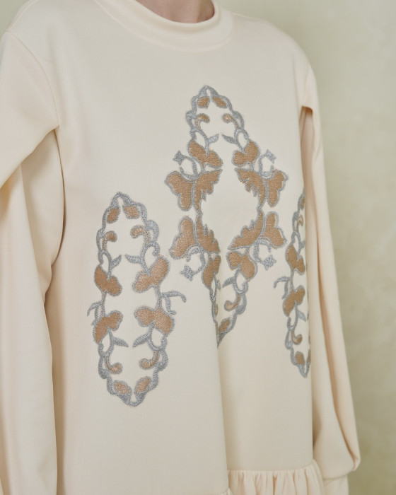 Asha Ruffle Dress - Butter