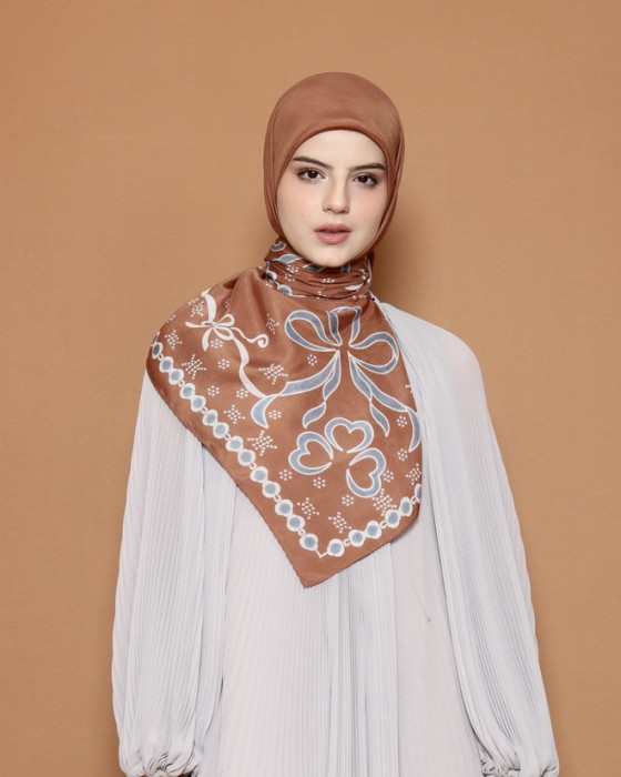 Ribbon Scarf - Brown Sugar