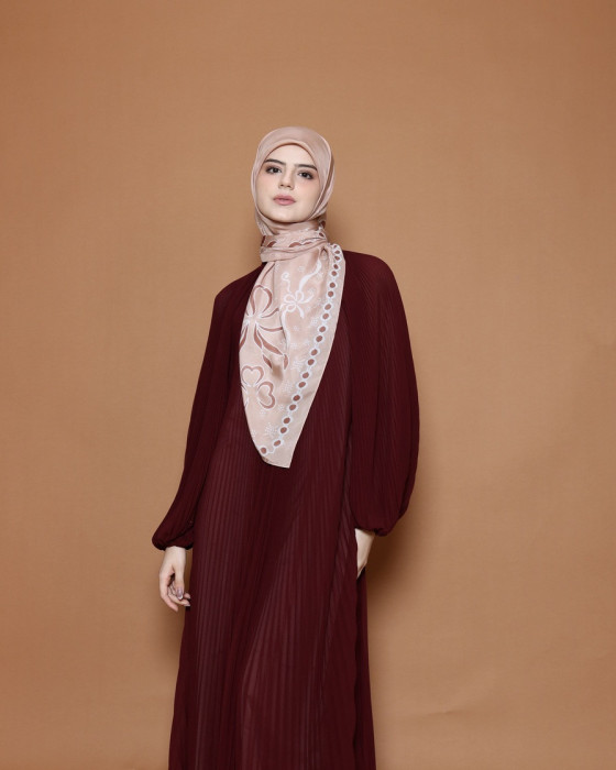Ribbon Scarf - Peach