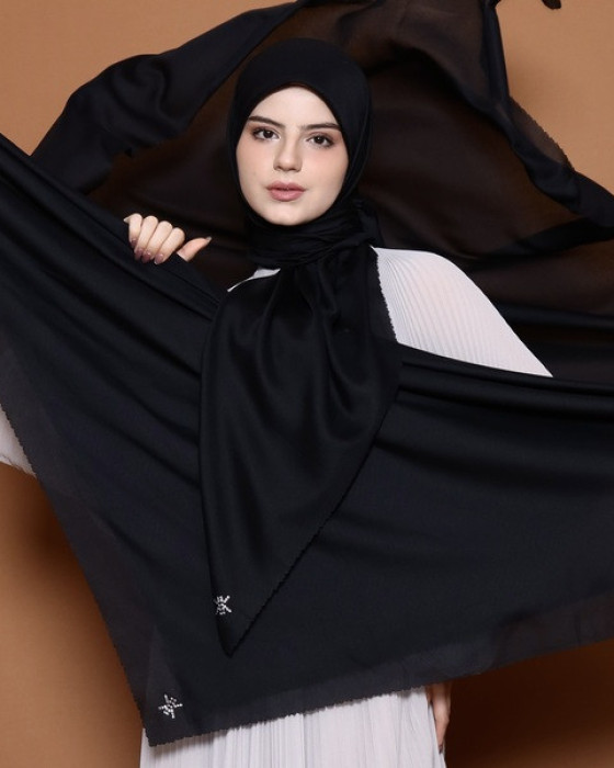 Crystal Scarf - Black