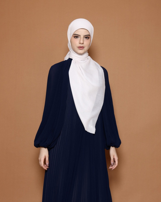 Crystal Scarf - White