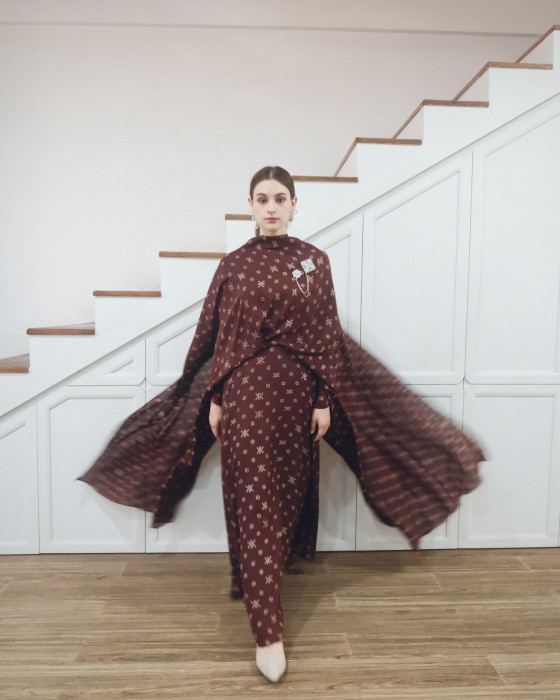Shamma Dress - Maroon