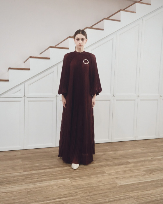 Dera Dress - Burgundy