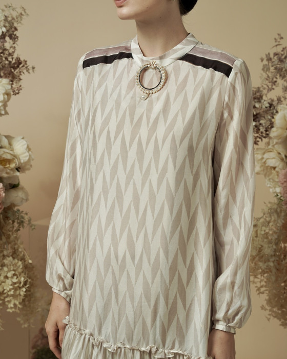 Shafa Dress - Beige