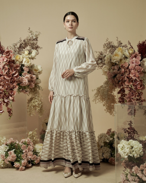 Shafa Dress - Beige