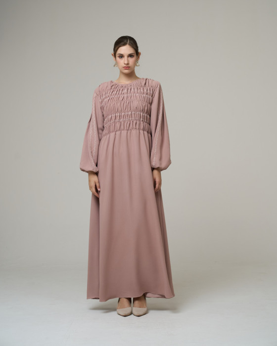 Leora Dress - Caramel