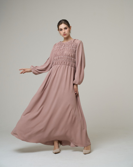 Leora Dress - Caramel