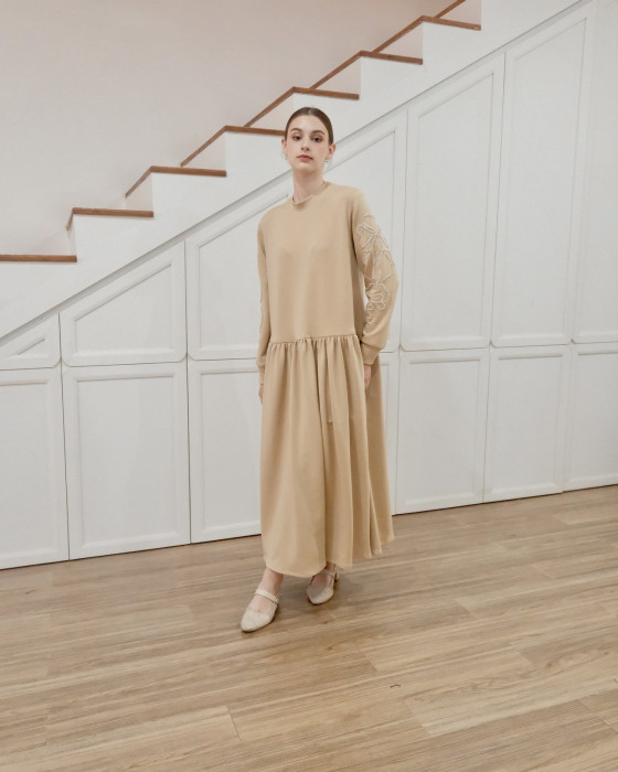 Mayra Dress - Almond