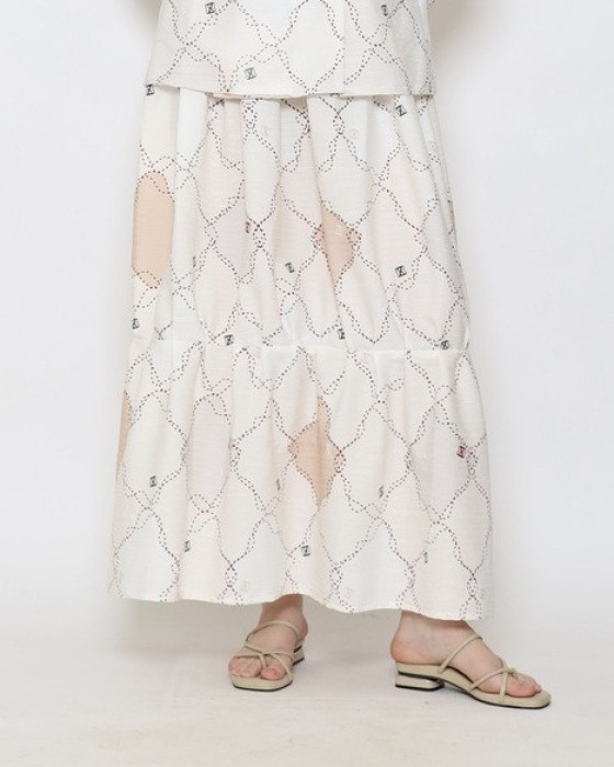 Rhea Skirt - White