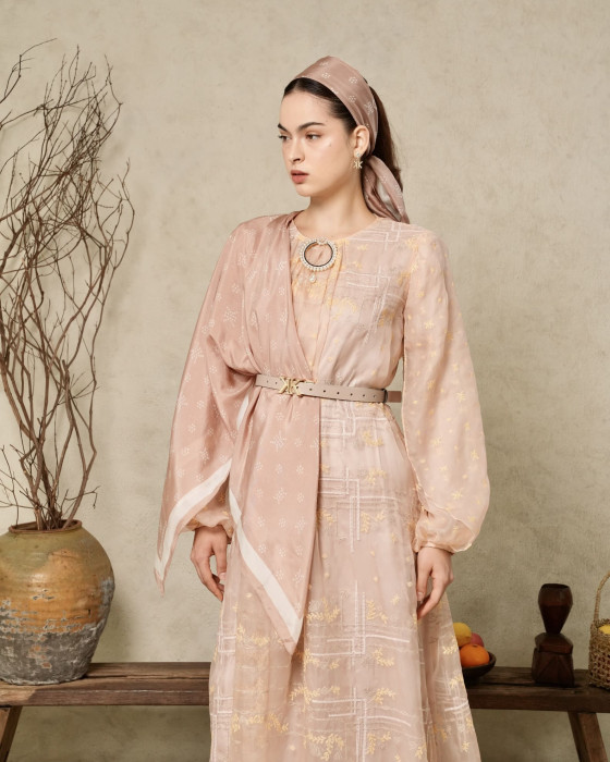 Ariella Dress - Peach