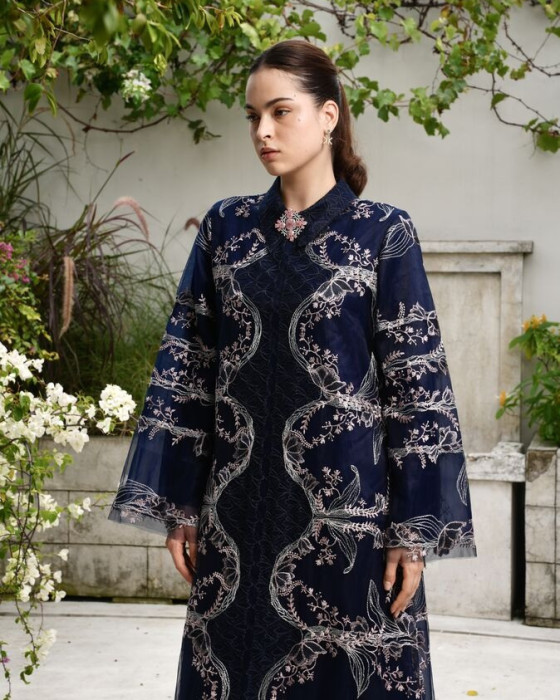 Shabira dress -Navy