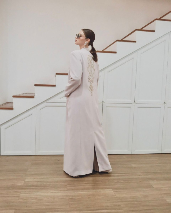 Resort blazer - blush
