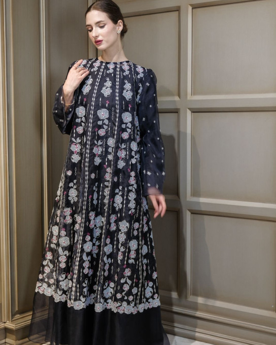 Alerra floral dress - navy