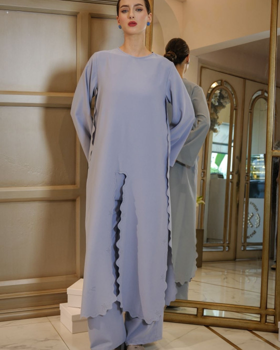Asiya tunic set - blue