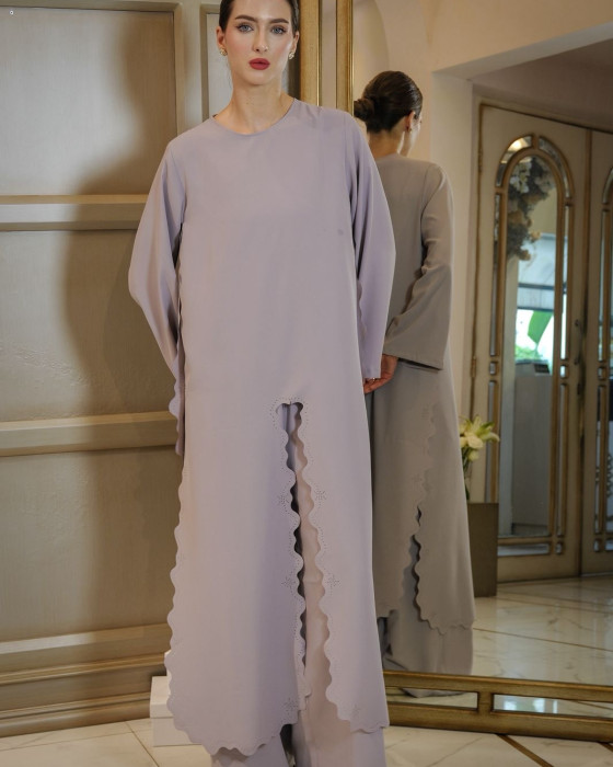 Asiya tunic - purple ice