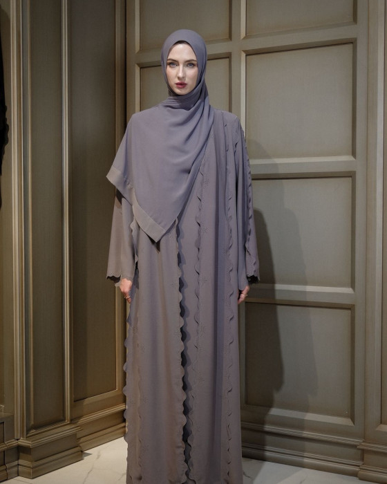 Medina abaya set - grey