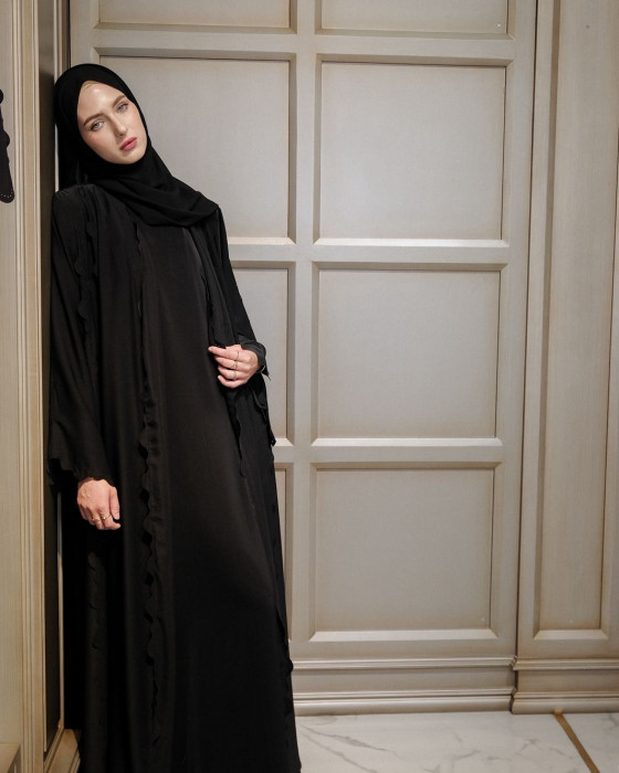 Medina abaya set - black