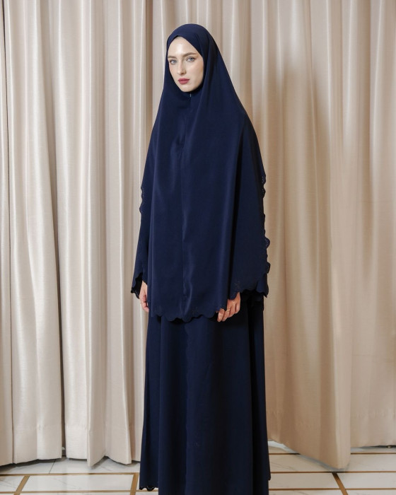 Sabina dress set khimar - navy