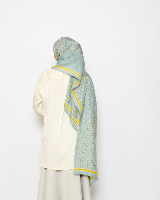 Smaranaa SIlk Pashmina - Aqua