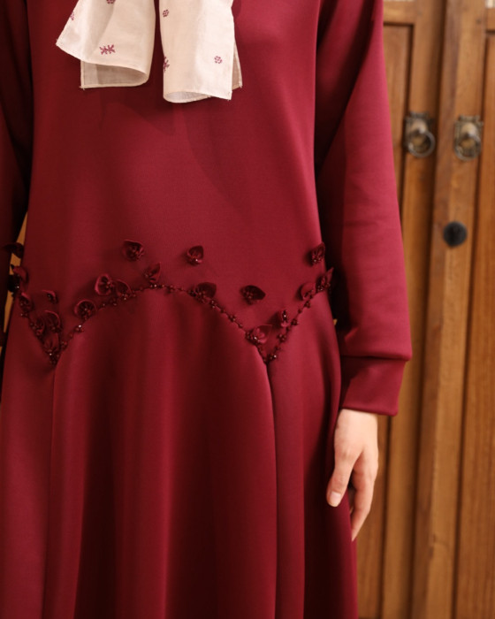 Belma dress - Maroon