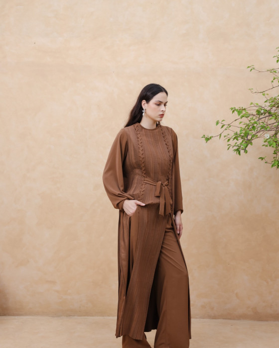 Zeva tunic set - Brown