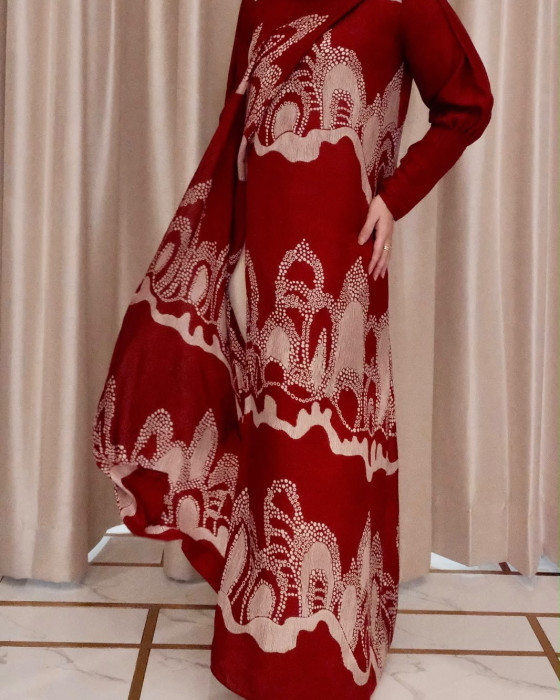 Daisha outer - maroon