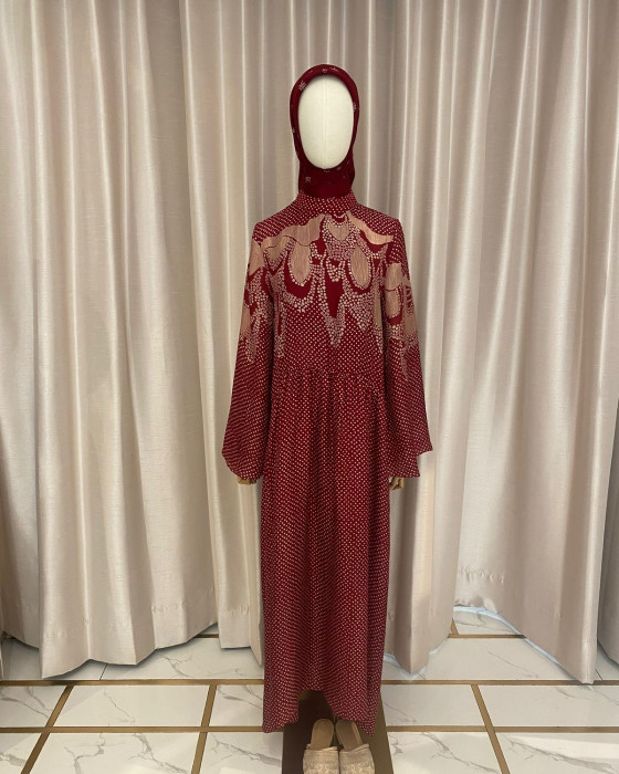 Gea dress - maroon