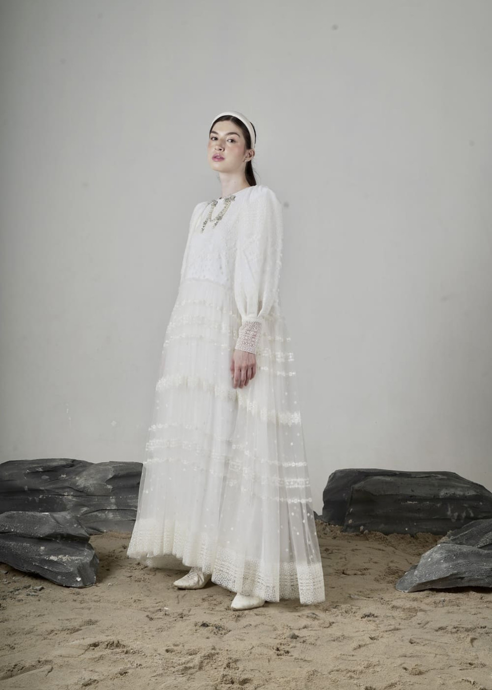 Afeela Dress - White