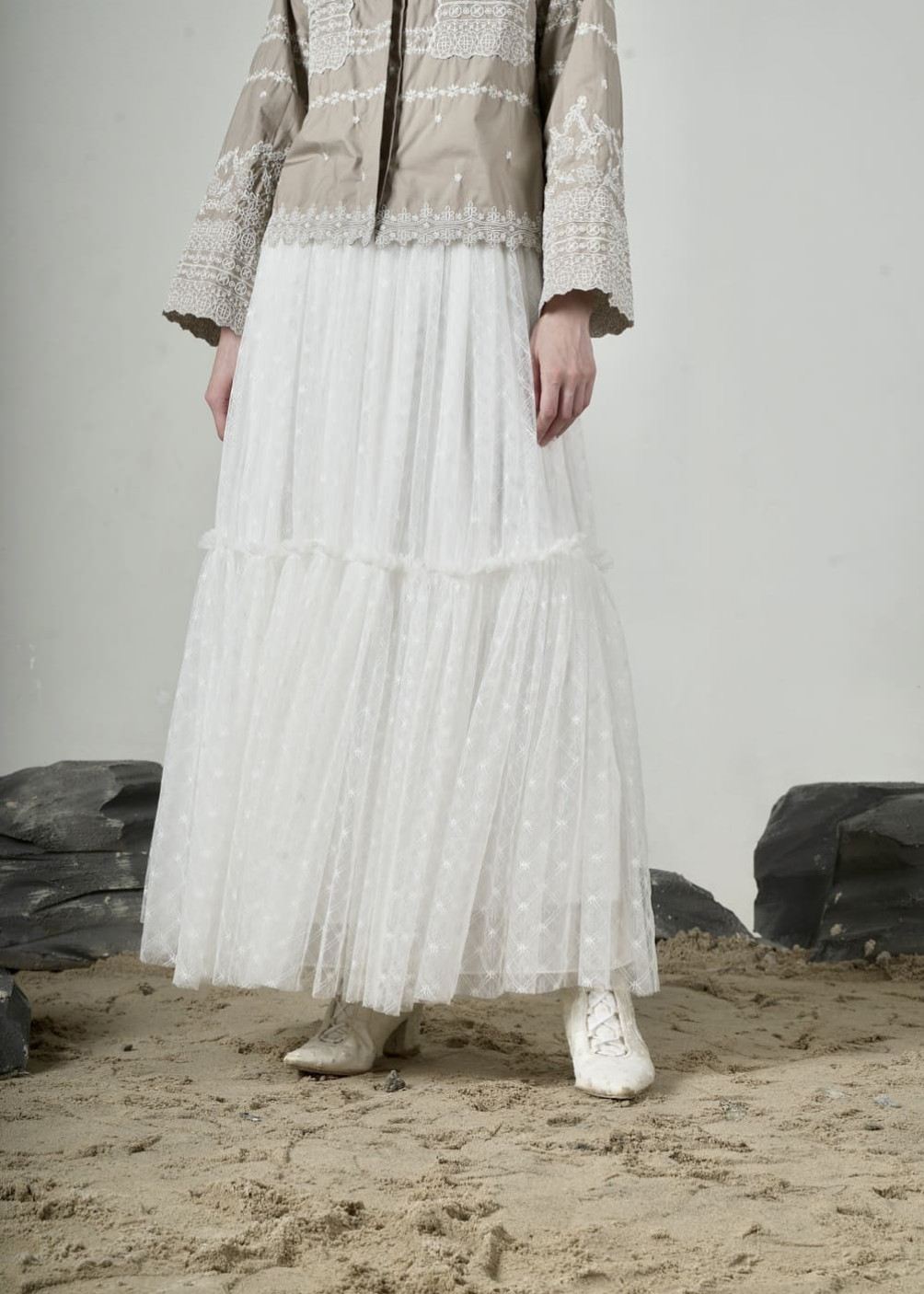 Aline Skirt - White