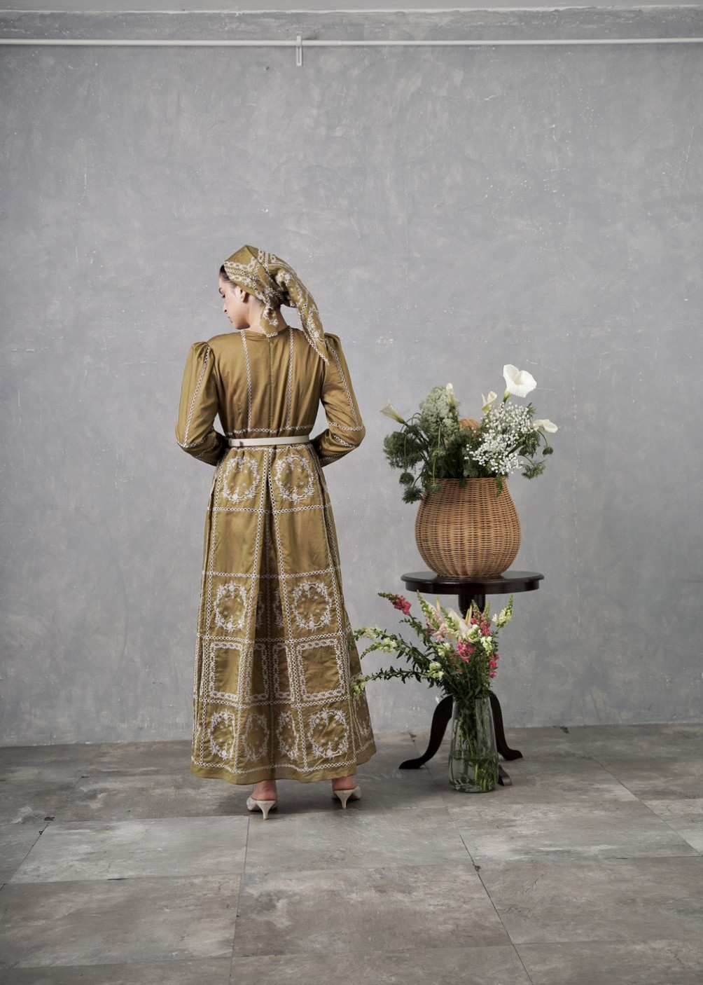 Florina Dress - Olive