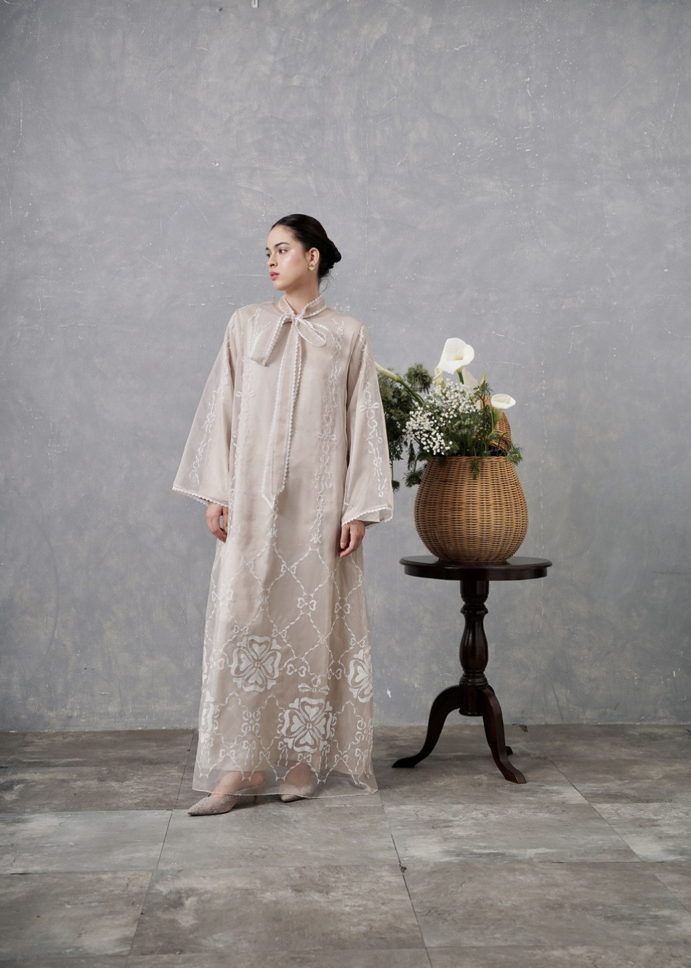 Meira Dress - Beige