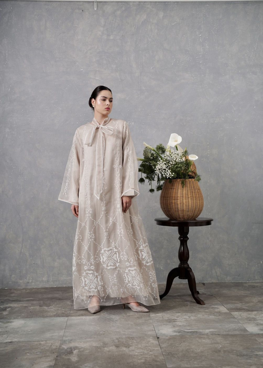 Meira Dress - Beige