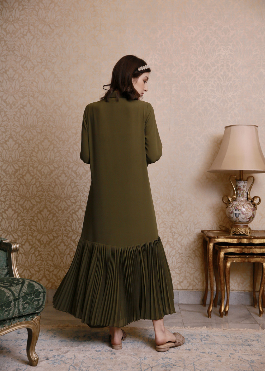 Dyra Dress - Olive