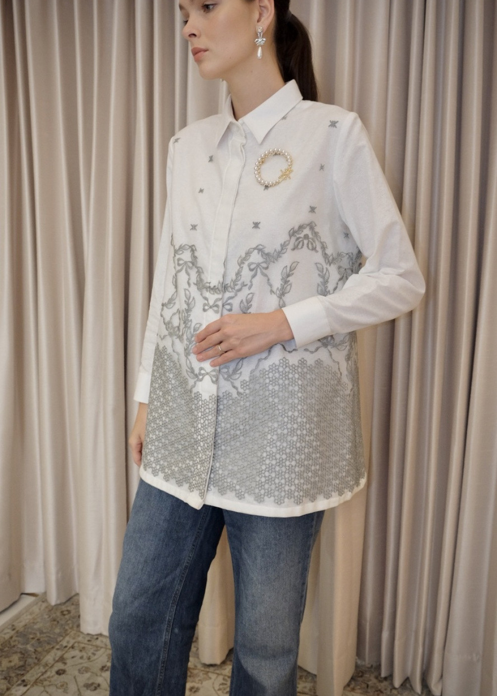 Abriella Shirt - White