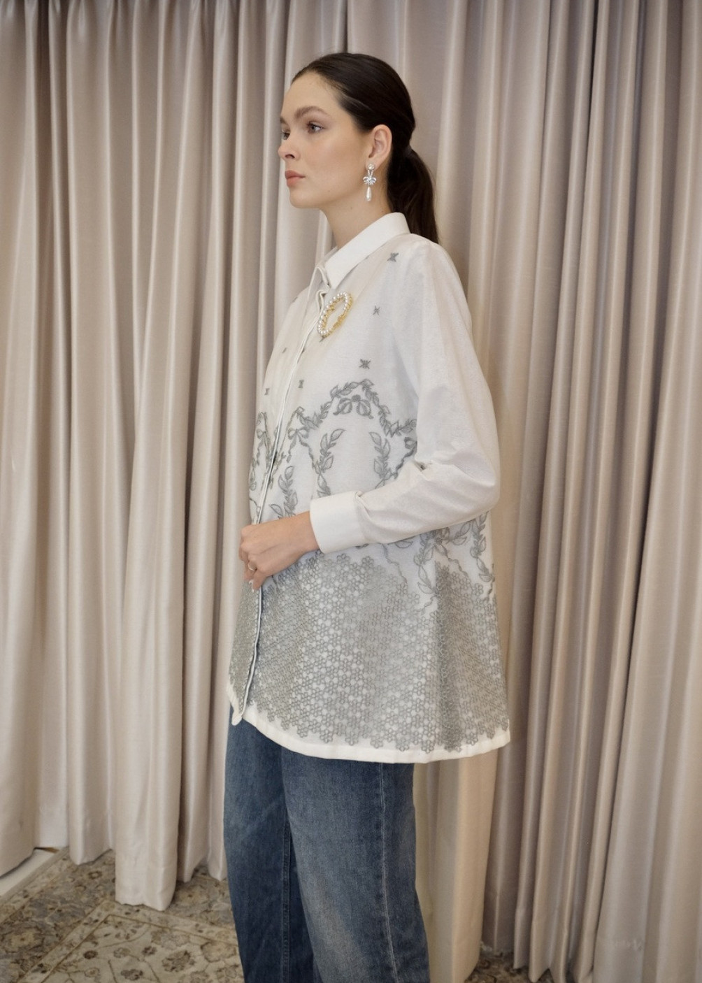 Abriella Shirt - White