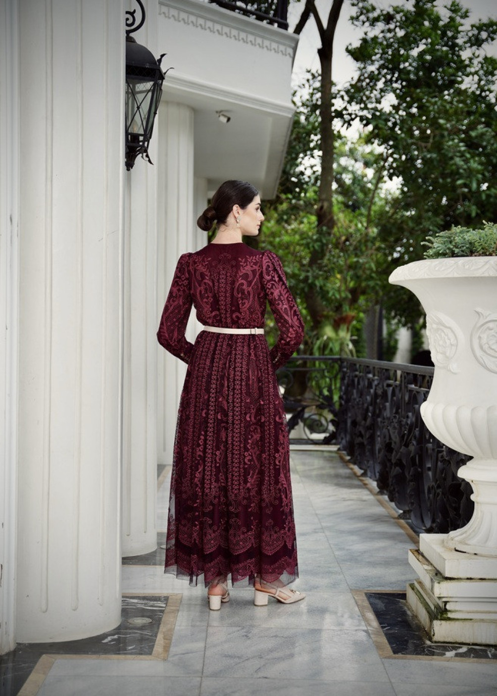 Ralina Dress - Burgundy