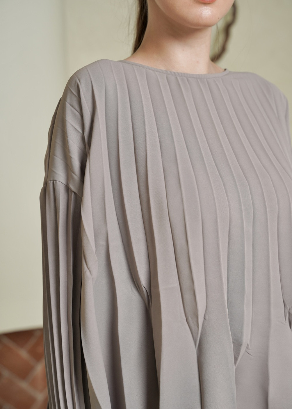 Dania Pleats Set - Grey