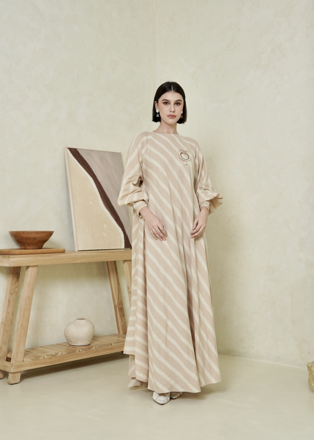 Selina Dress - Brown