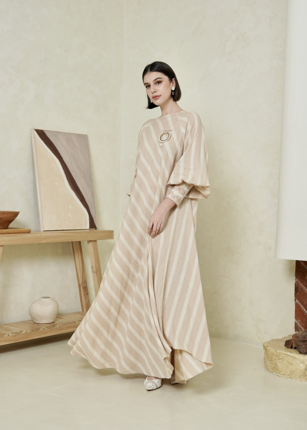 Selina Dress - Brown