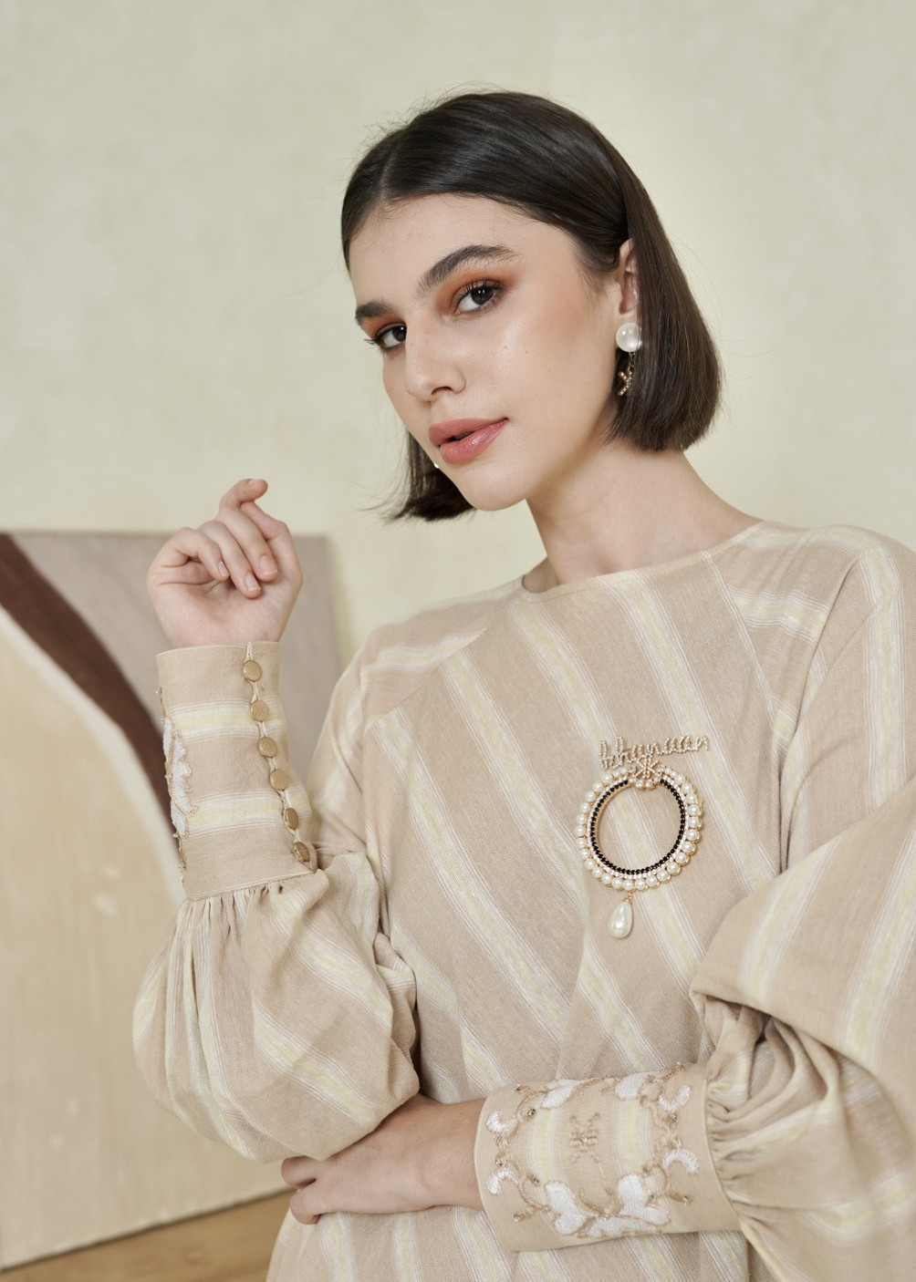 Selina Dress - Brown