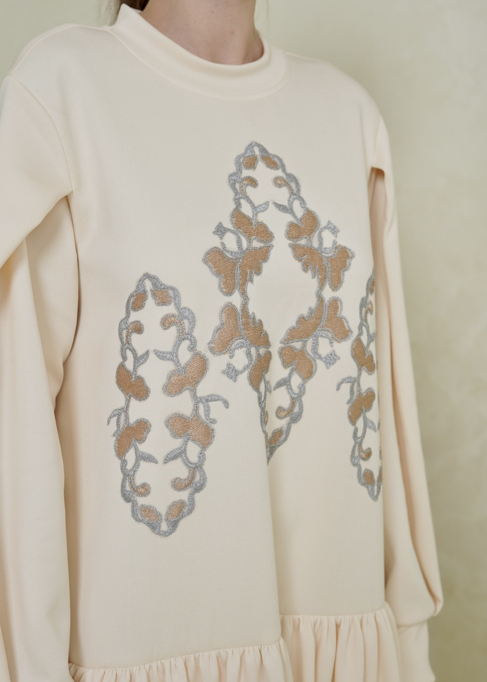 Asha Ruffle Dress - Butter
