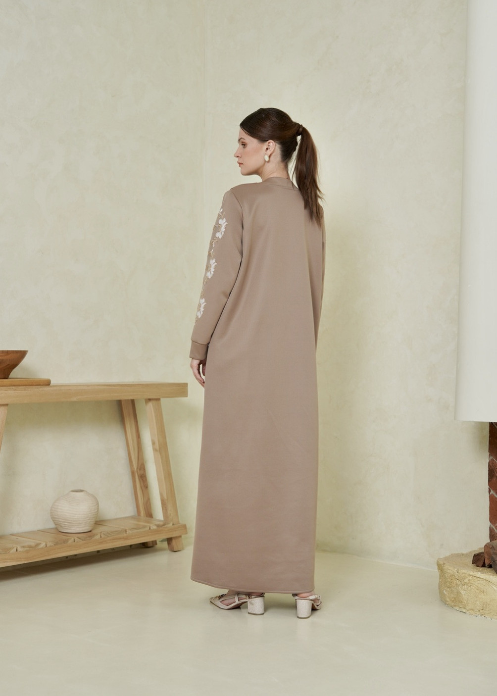 Celia Dress - Taupe