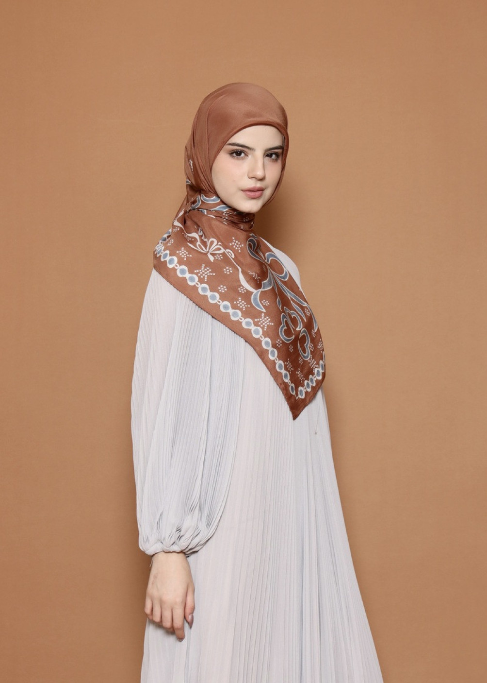 Ribbon Scarf - Brown Sugar