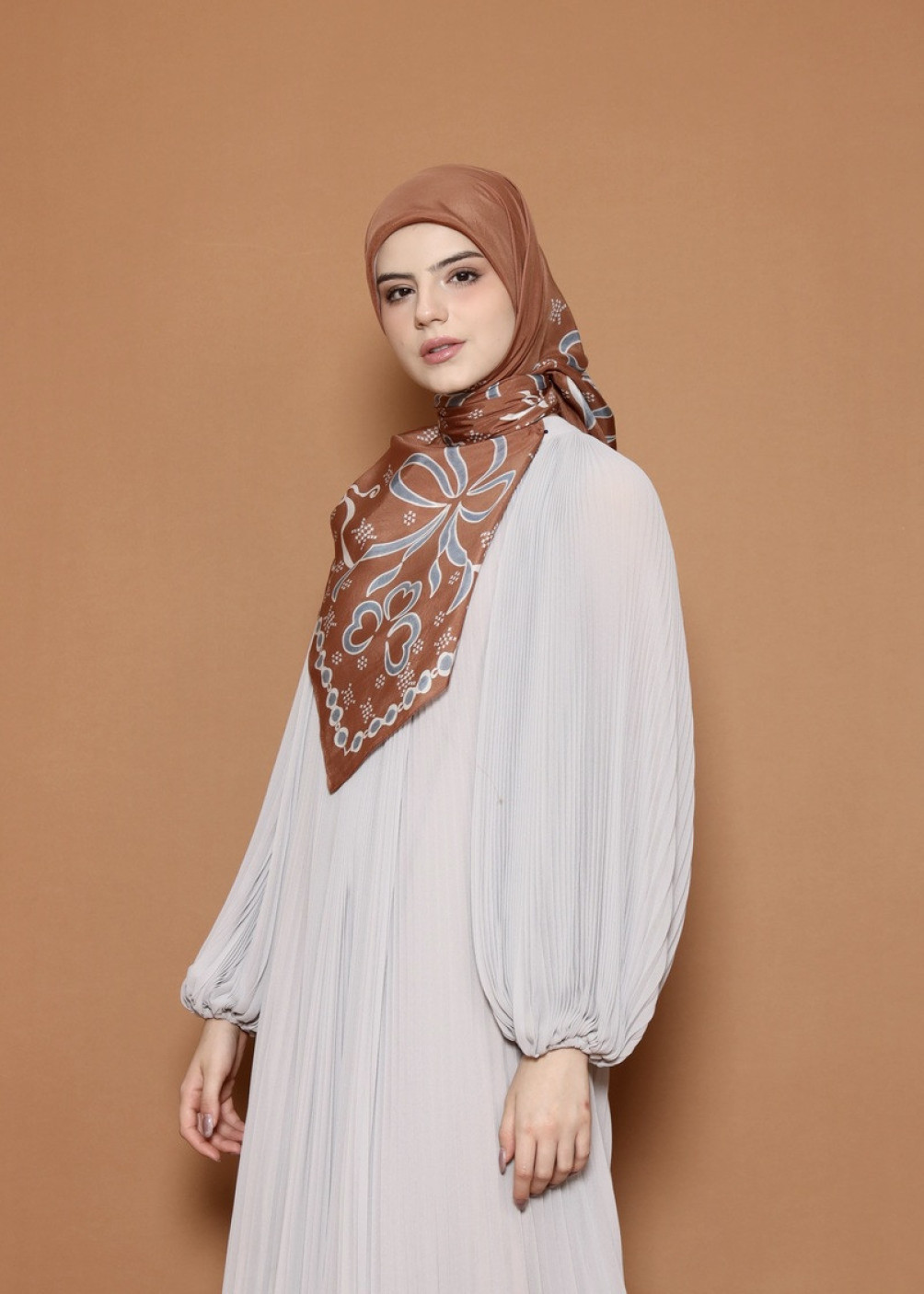 Ribbon Scarf - Brown Sugar