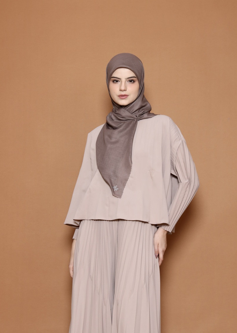 Crystal Scarf - Mocca