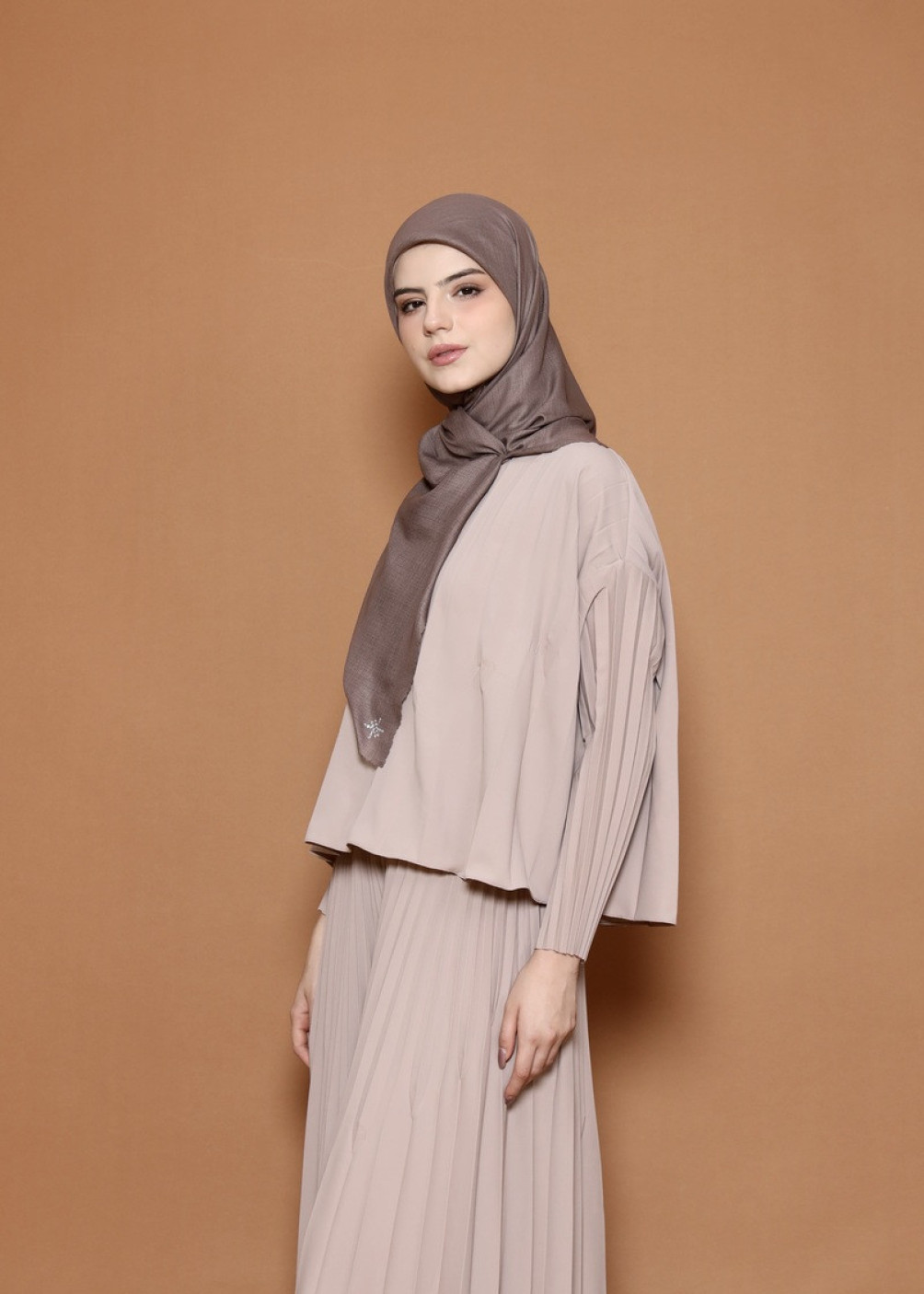 Crystal Scarf - Mocca